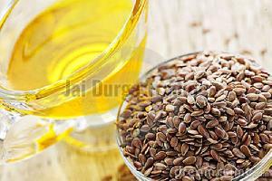 Natural Organic Golden Yellow Yellow Cold Pressed Natural Flaxseed Oil