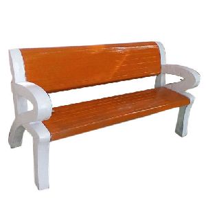 Garden Bench With Armrest