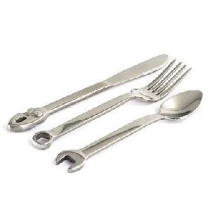 Stainless Steel Wrench Flatware Set