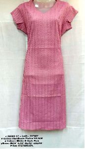 Pure Cotton Linen Long Kurtis Only Image Colour,Lenth 46&amp;quot;,Size: M/38&amp;quot; To 2XL/44&amp;quot;, Price@645/- Nett Cash
