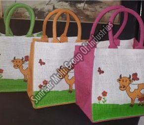 Jute Lunch Bag-