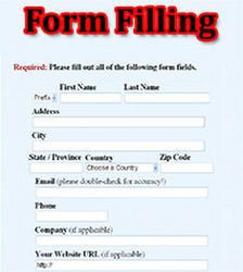 Form filling projects