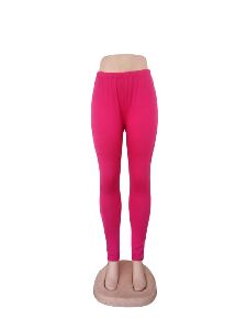 Plain pink leggings