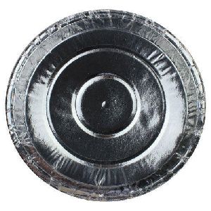 Disposable Silver Paper Plate