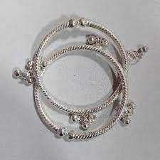 Silver Baby Bangles