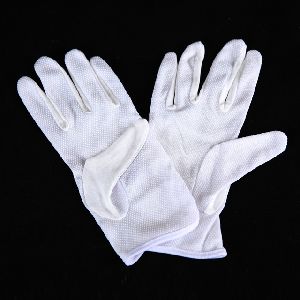 Anti-slip inspection cotton working gloves