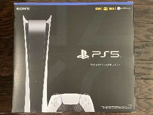 white sony ps5 digital Video Game Console