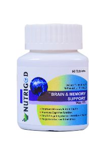 NUTRIGOD BRAIN AND MEMORY SUPPORT TABLETS