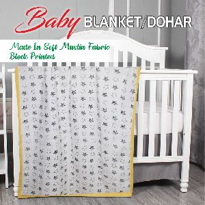 Baby Blanket/Dohar in soft Muslin fabric