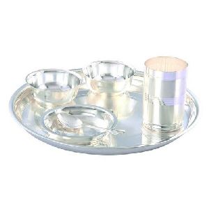 Silver Plated Thali Dinner Sets