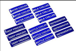 Water Purifier Label