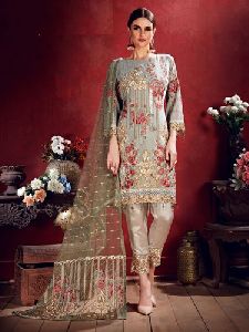 Georgette Embroidered Pakistani Suit