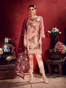 Pakistani Designer Embroidered Suit