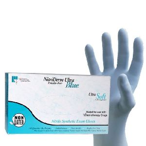 Ultra Blue Synthetic Nitrile Exam Gloves