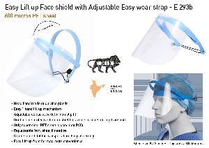 Easy Lift Up Face Shield with Adjustable Easy Wear Strap