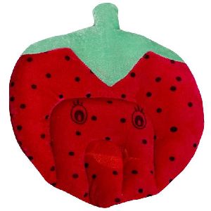 Red Strawberry Shaped Baby Pillow