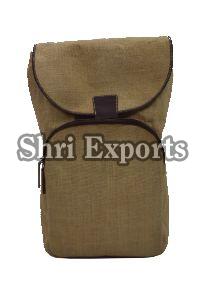 Leather with Jute shipping bags