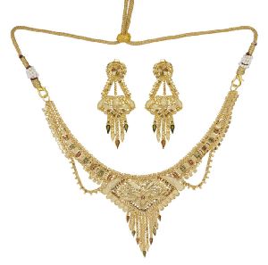 TAN506 Handmade Bandhel Necklace Set
