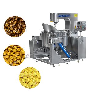Intelligent PLC Chocolate Cheese Flavors Automatic American Popcorn Machines Price