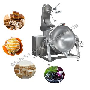 Stainless Steel Industrial Cooking Jacketed Kettle For Making Sauce/Jam/Paste/Soup/Congee