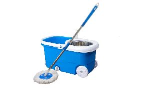Elegant Spin Mop Bucket with Easy Wheels with Steel Wringer