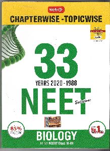 MTG -33 YEARS OF NEET BIOLOGY