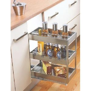 Stainless Steel Sliding Kitchen Drawers