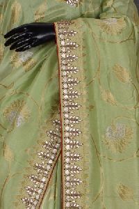 Gota Embroidery Saree