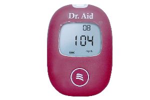 Dr. Aid Glucometer (Red)
