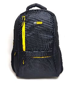 Black Yellow Zipper Executive Office Bags Backpack Everyday Use Backpack Bags Laptop Bag Backpack By Heer Trading Co. Ahmadabad India