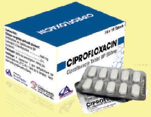 Ciprofloxacin Hydrochloride 500mg Tablets