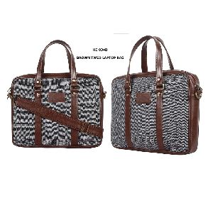Brown Tweed Laptop Bags