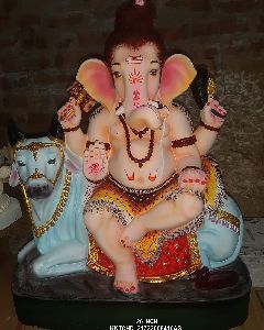 Terracotta Ganesha Chaturthi Statue