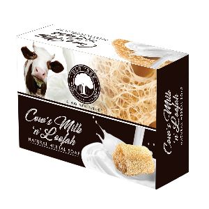 Cow Milk & Loofah Soap