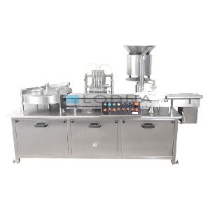 Glass Vial Liquid Filling & Rubber Stoppering Machine