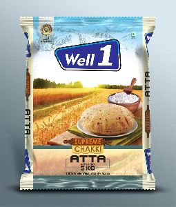 Well 1 Chakki Atta 1KG (High Quality Whole Wheat Flour)