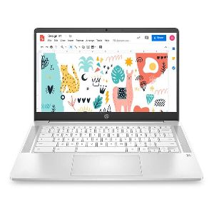 HP Chromebook 14a-na0002TU 14-inch Laptop Ceremic White ( Open Box )