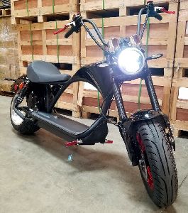 NEW 2000W 60V 20AH Electric Fat Wide Tire Scooter Chopper Harley Style CityCoco