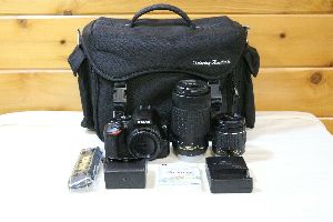 Nikon D3500 24.2 MP Digital Camera Bundle- Black (Kit 18-55mm & 70-300mm)