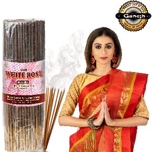 Sree Ganesh Khadi White Rose  Incense Sticks