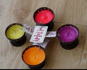 Eco Friendly Coconut Shell Candles