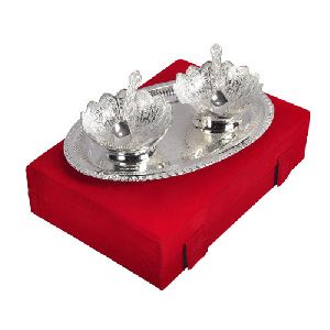 Silver Plated Mouth Freshener Set