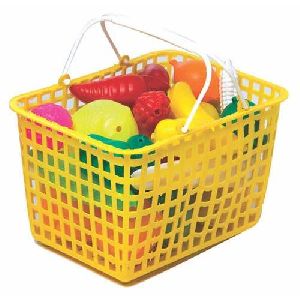 Plastic Fruit Toys Basket