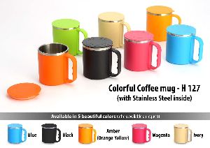Colorful SS Coffee Mug With Box