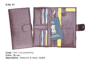 Leather Passport and Travel Wallet