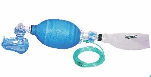Blue Adult Silicone Resuscitator