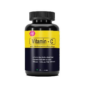 Vitamin C with Bioflavonoids &amp;amp; Rose Hips, 1000 mg Per Serving, 60 Veg Capsules