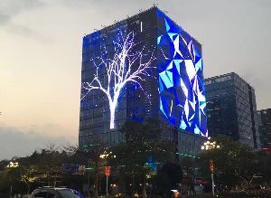 Lightweight and curvable LED Mesh Displays, LED Curtain Screen, Outdoor LED Video Walls