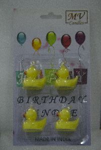 Duck Shape Birthday Candles