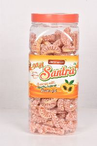 Myy Santra Orange Center Filled Candy Jar